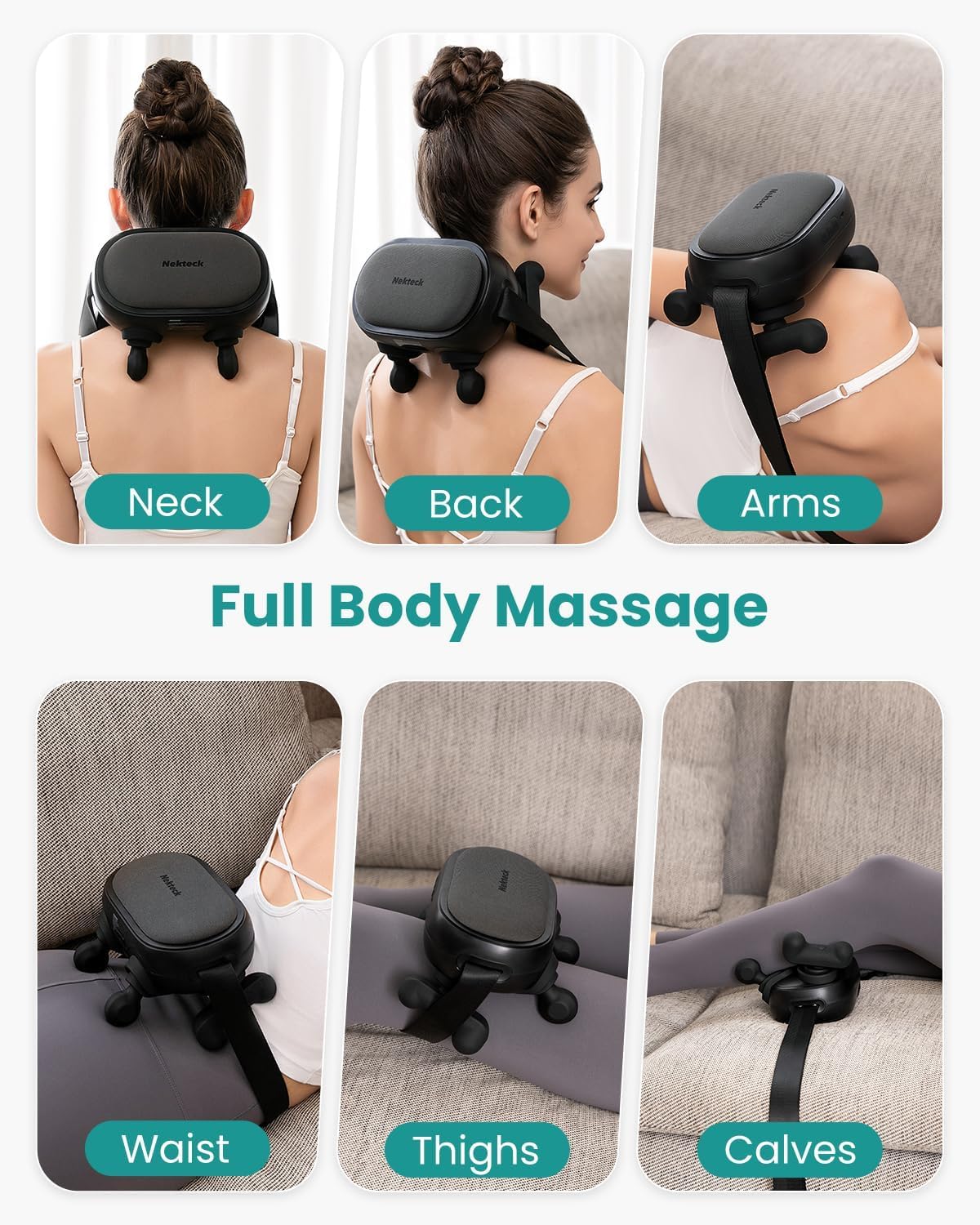 ماساژور گردن شارژی نک تک مدل 09NK-NM11